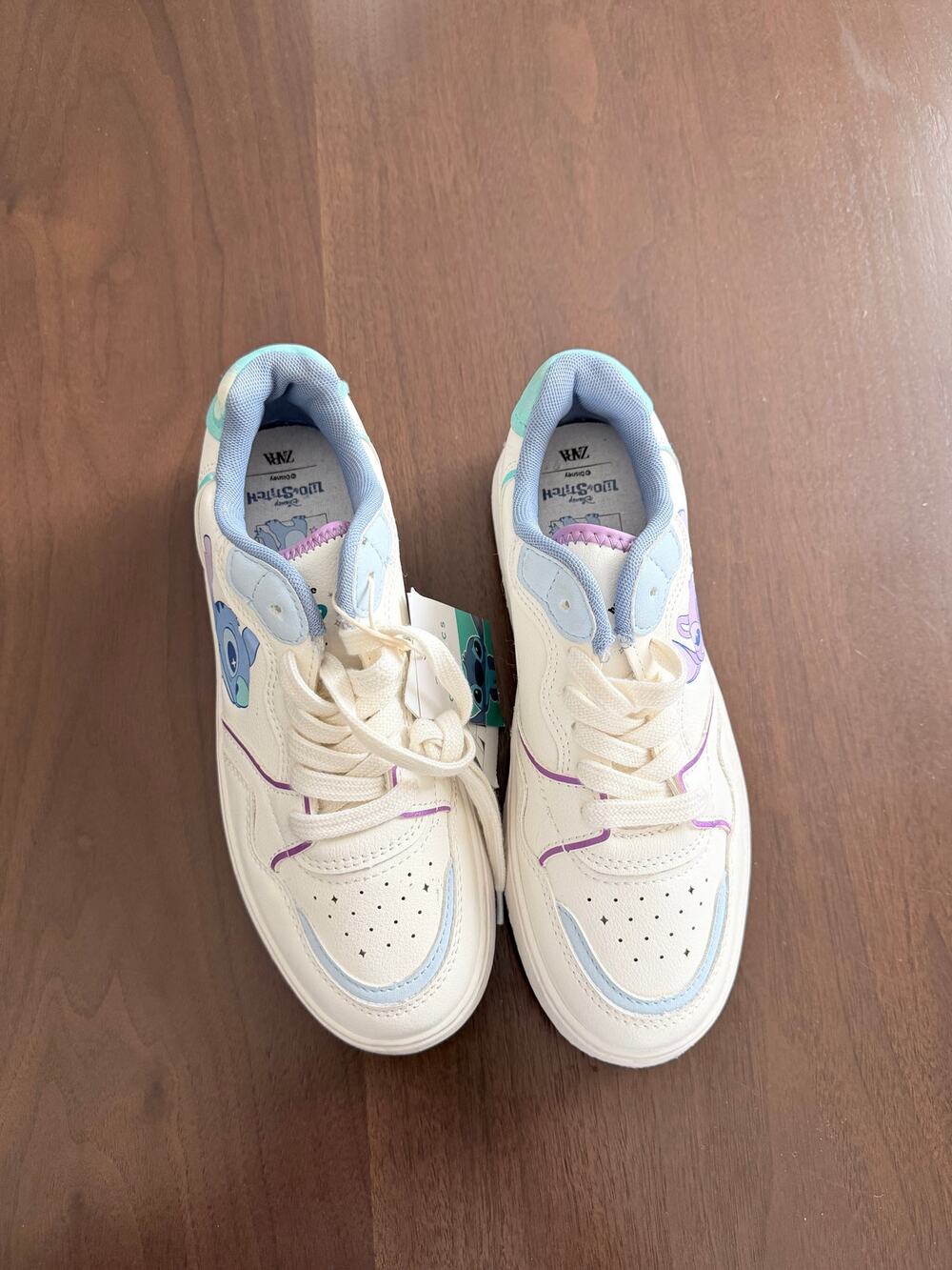 Zara X Disney Girls Lilo and Stitch Sneakers Youth Size